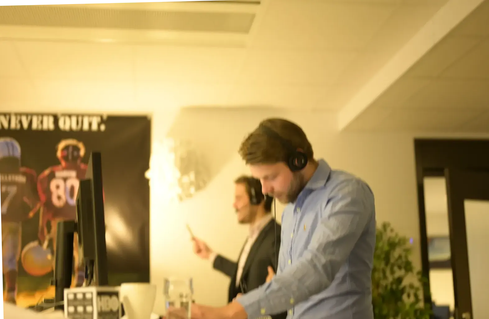 Brilliant Values intervjuteam genomför marknadsundersökningar via telefon från Uppsala
